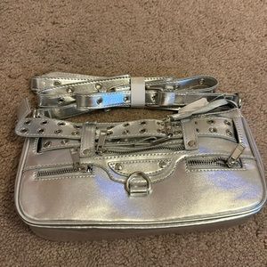 Silver purse never worn